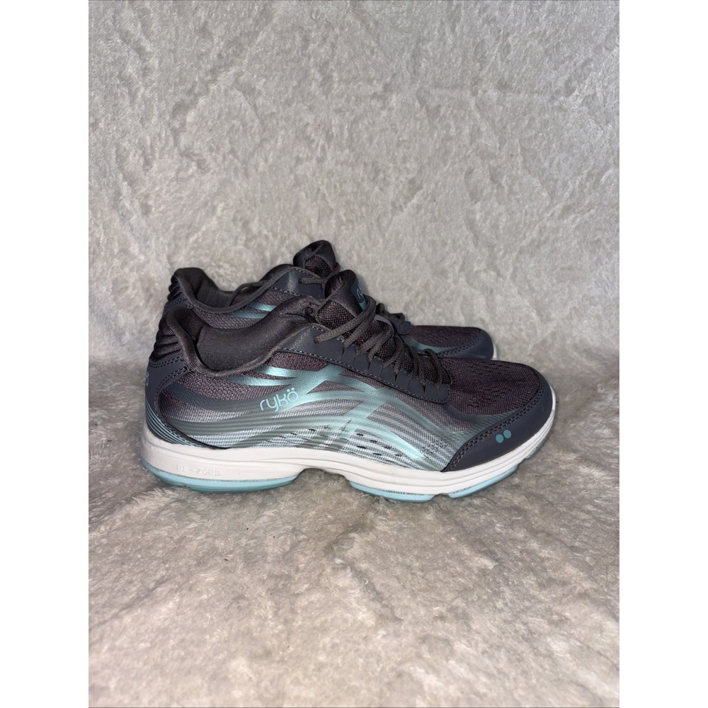 Ryka Womens Devo Plus 3 Gray Walking Shoes Sneakers 9.5M